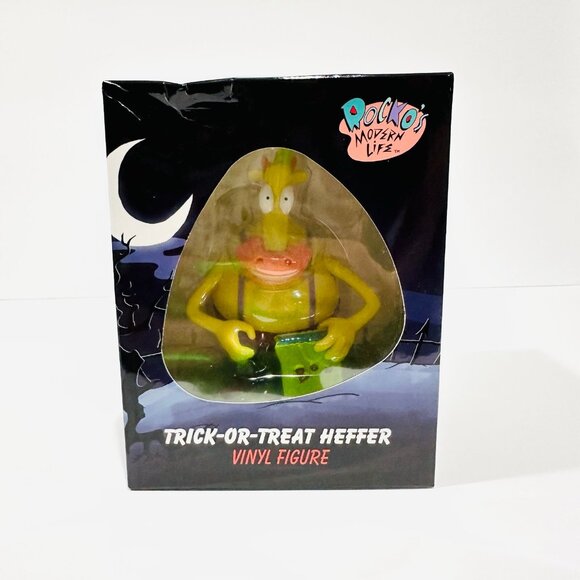 NIB CultureFly Nickelodeon Rocko's Modern Life Trick-or-Treat Heffer Vinyl Fig - Picture 1 of 7